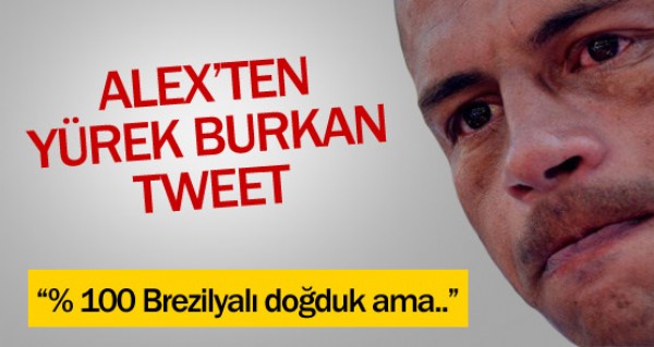 Alex'ten yrek burkan Tweet